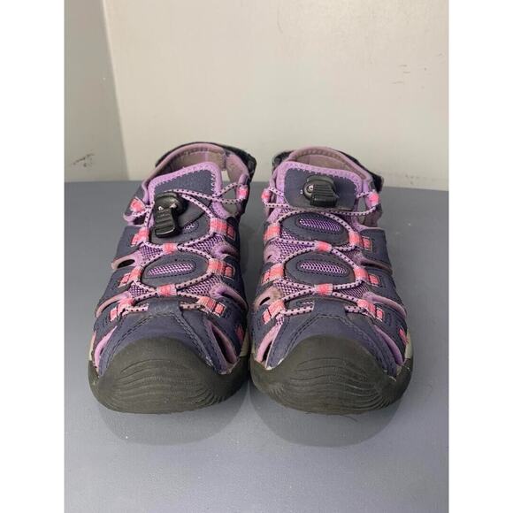 Dream Pairs Girls Outdoor Sandals Size 5 Pink & Purple Adjustable Strap - Picture 2 of 8